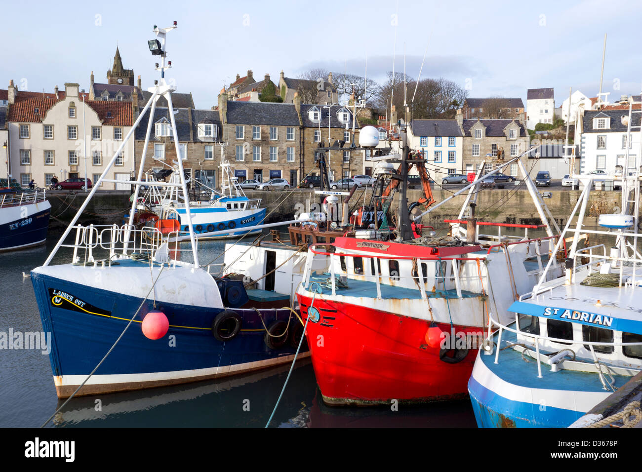 The fishing village of Pittemweem East Neuk Fife Scotland uk Stock