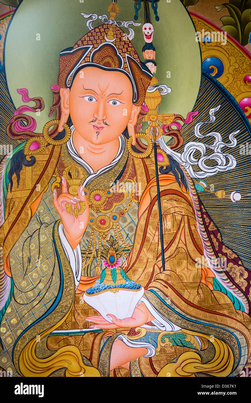 Tibetan Thangka Of Manjusri Stock Photo - Download Image Now - Buddha,  Tibet, Painting - Art Product - iStock