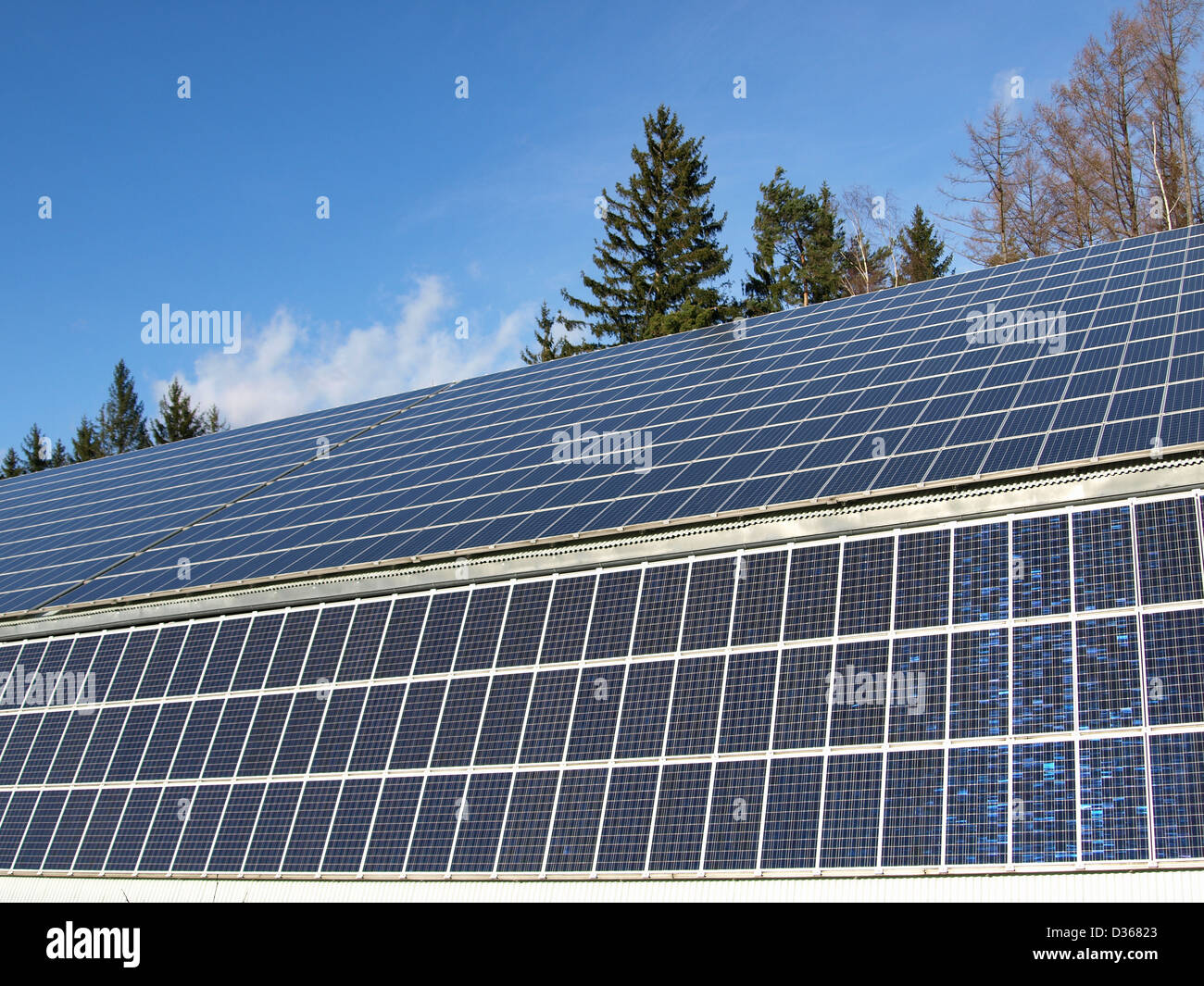 solar cells / Solarzellen Stock Photo
