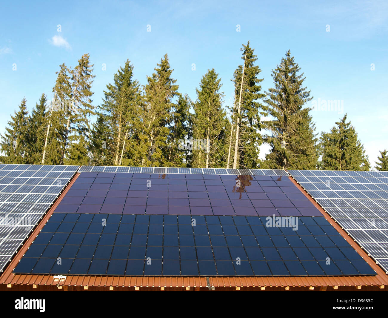 solar cells / Solarzellen Stock Photo