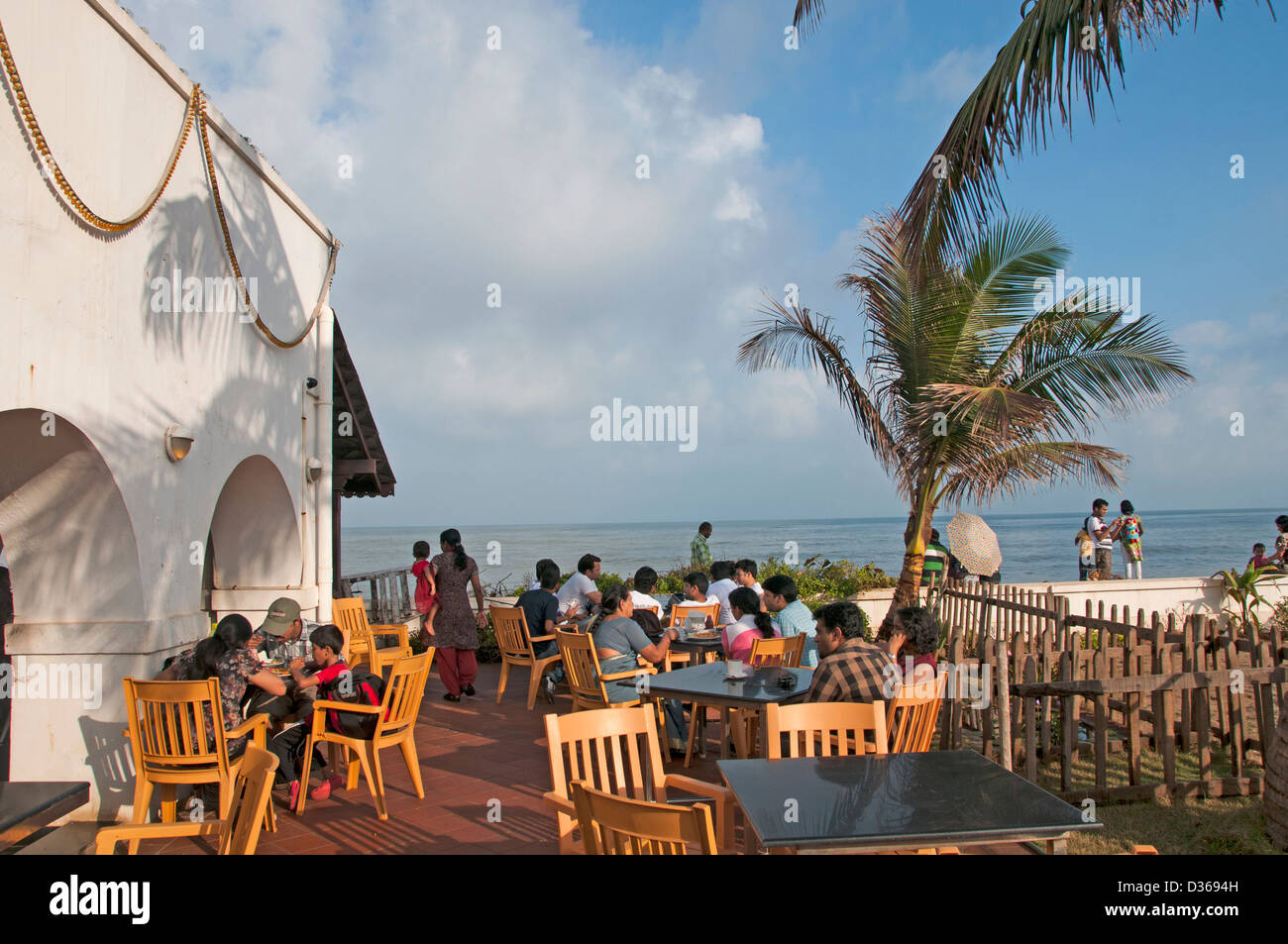 Waterfront Restaurant Bar Beach Puducherry ( Pondicherry ) India Tamil