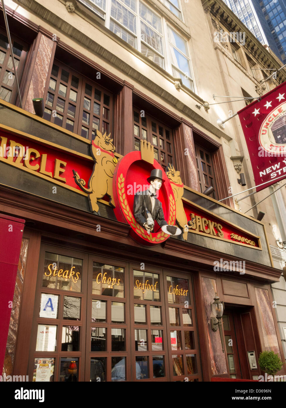 Uncle Jack's Steakhouse, NYC Stock Photo - Alamy