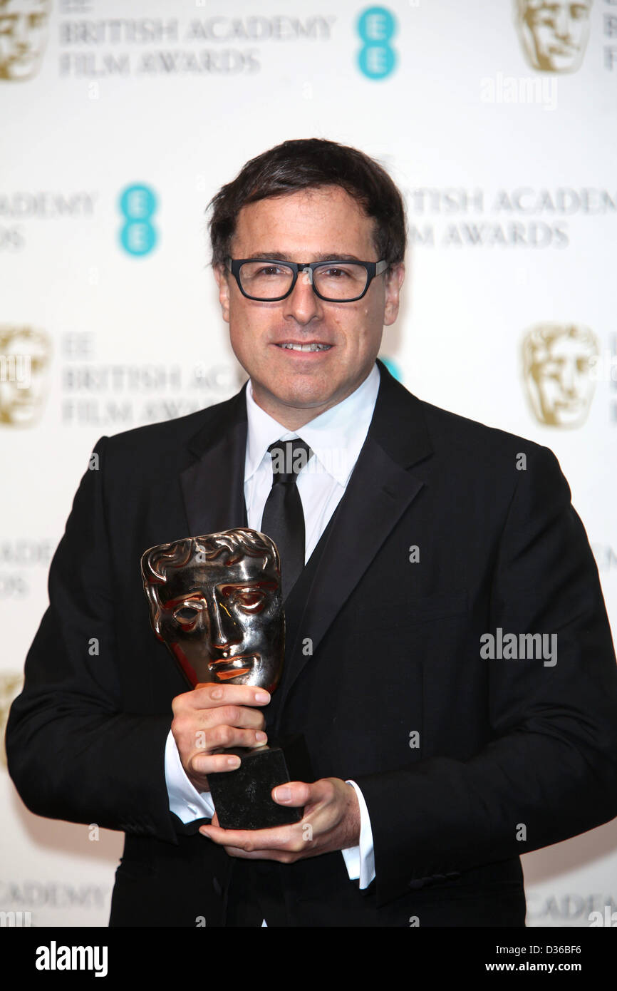 Producer David O Russell Poses In The Press Room Of The Ee British Academy Film Awards