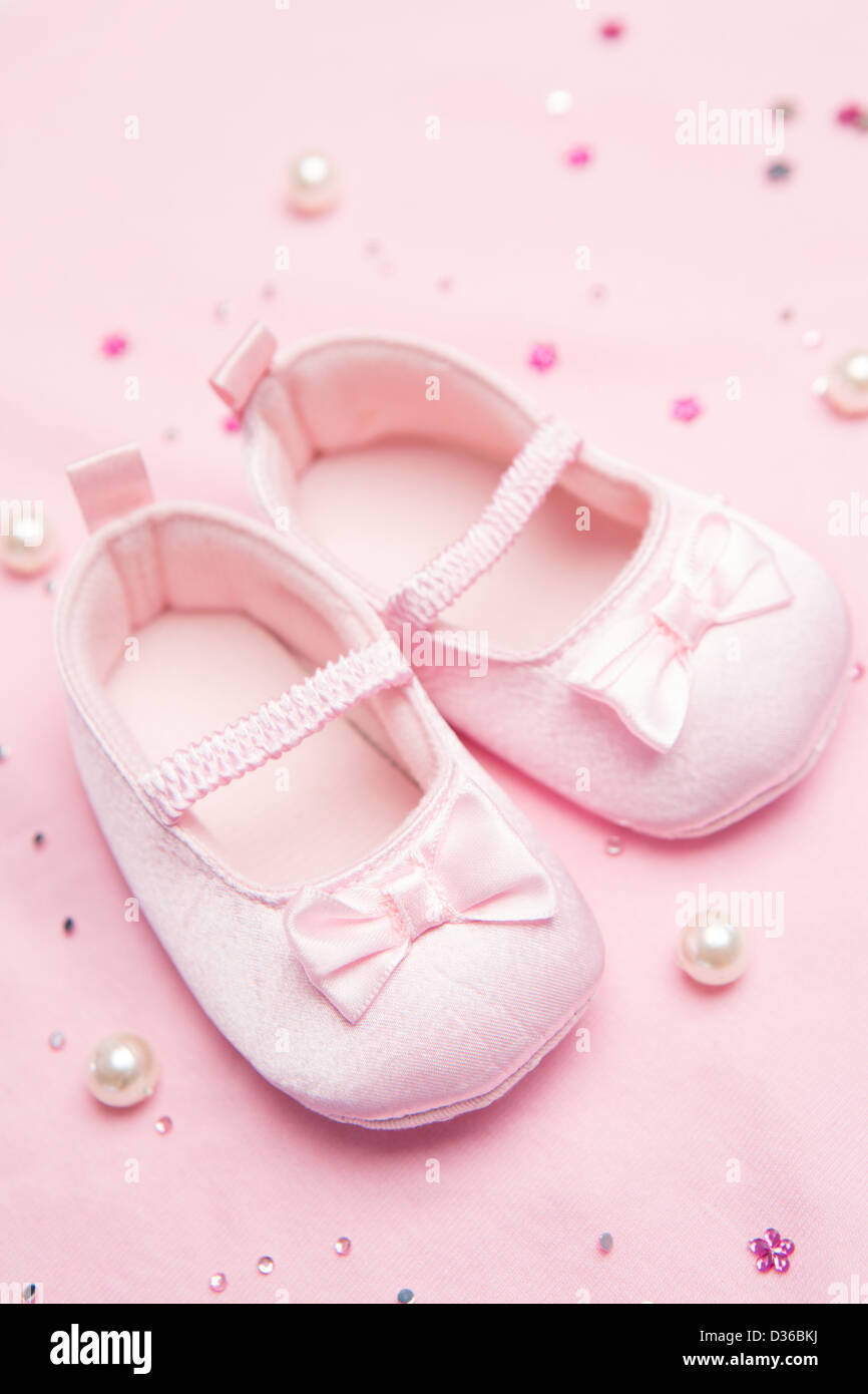 Girls Baby Pink soft  shoes made in Italy