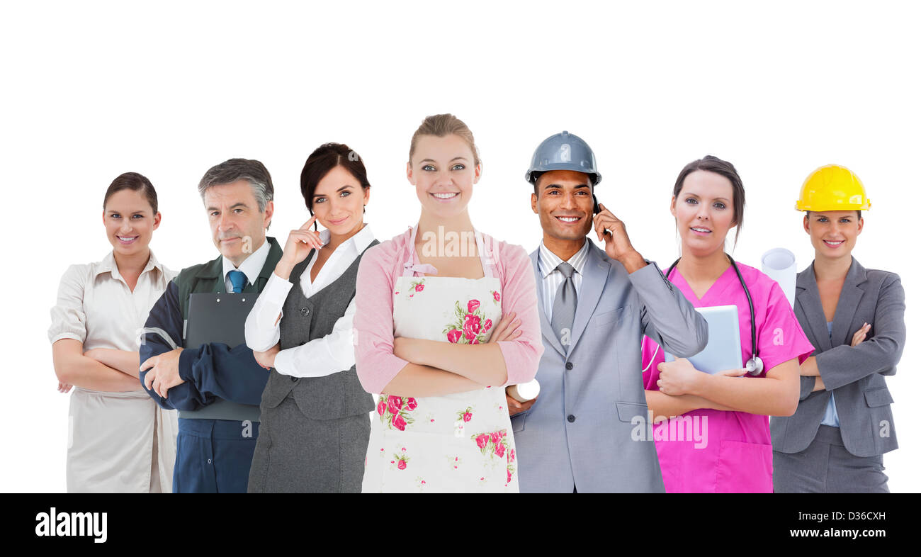 Different kinds of workers Stock Photo Alamy