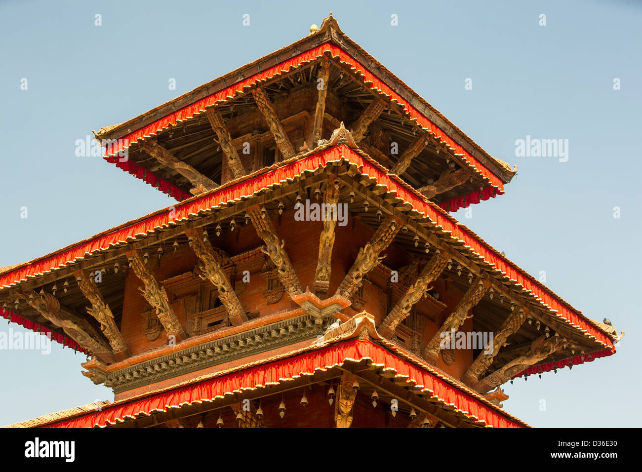 Kathmandu Durbar Square. The square is a UNESCO World Heritage Site, for its traditional architecture Stock Photo