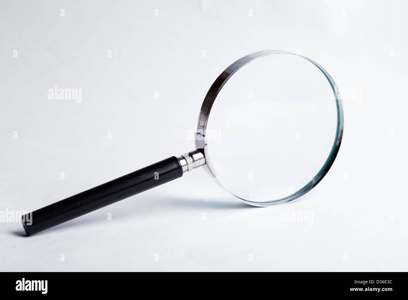 Magnifier isolated on white background Stock Photo - Alamy