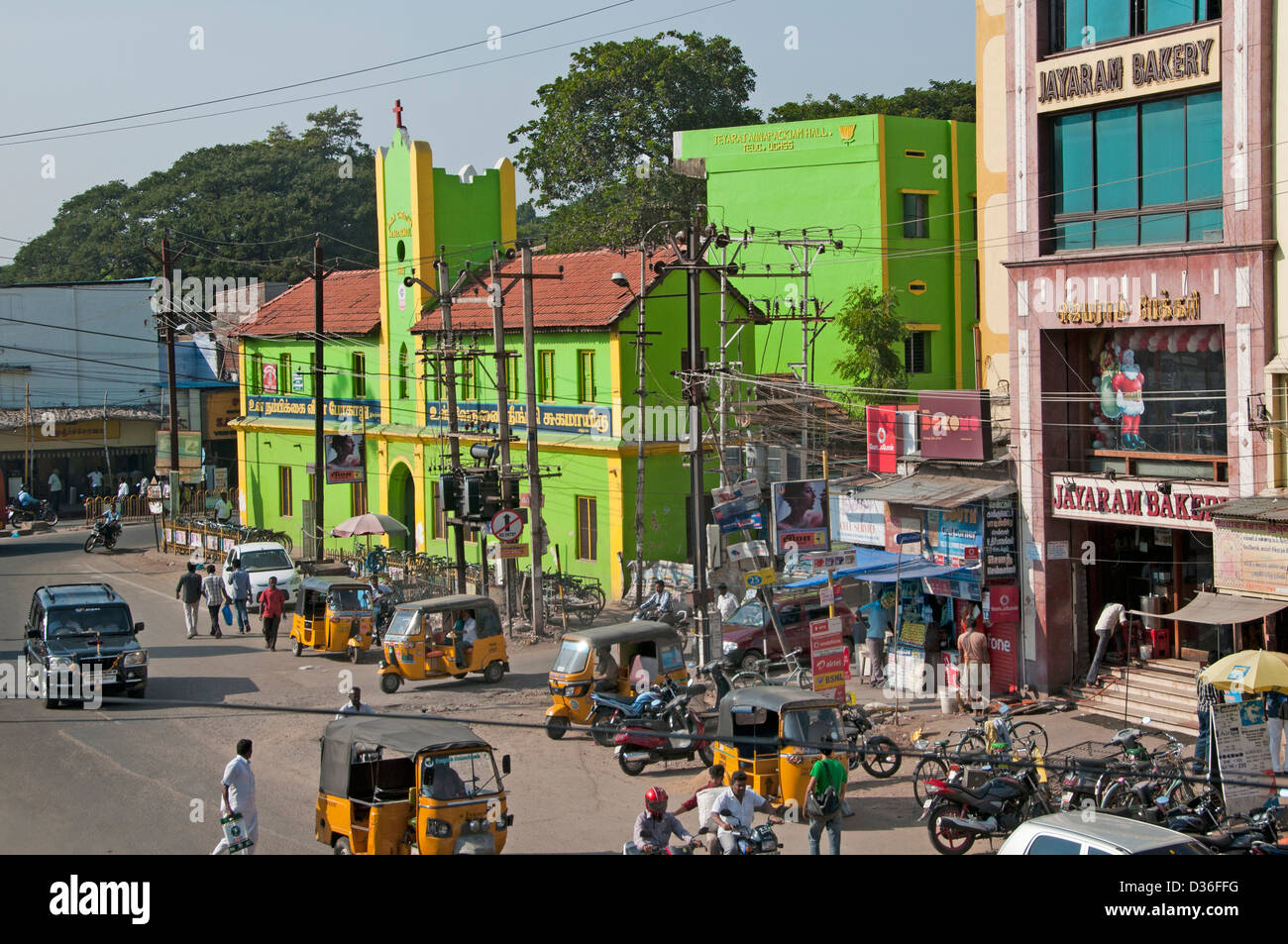 Madurai India Indian Tamil Nadu Town City Center Stock Photo