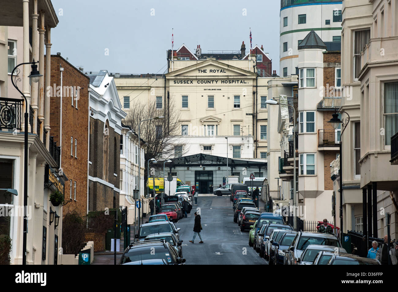 Royal Sussex County Hospital RSCH in Brighton UK in 2013 before