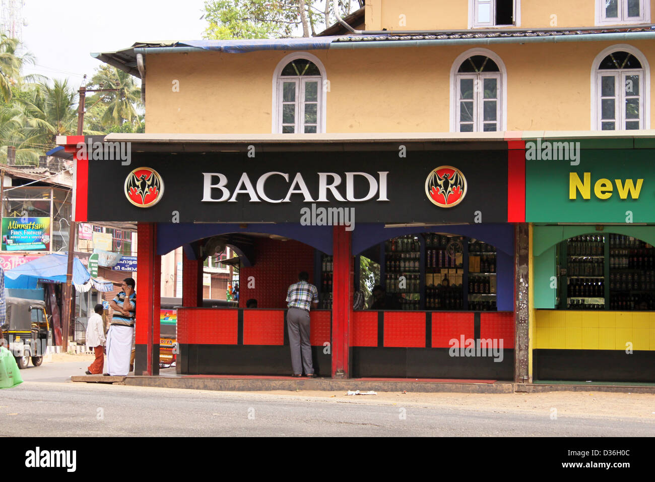 Liquor shop at Mahe Stock Photo 53620124 Alamy