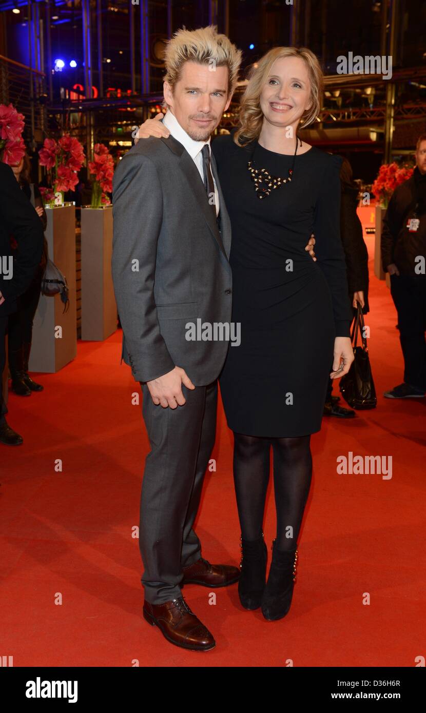 French-born actress Julie Delpy and US actor Ethan Hawke arrive for the ...