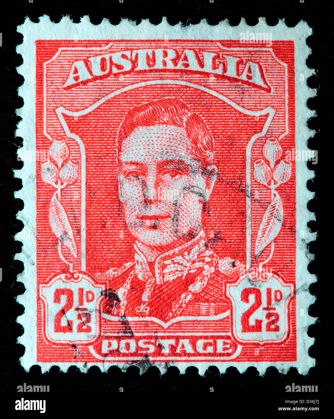 King VI, postage stamp, Australia, 1942 Stock Photo Alamy
