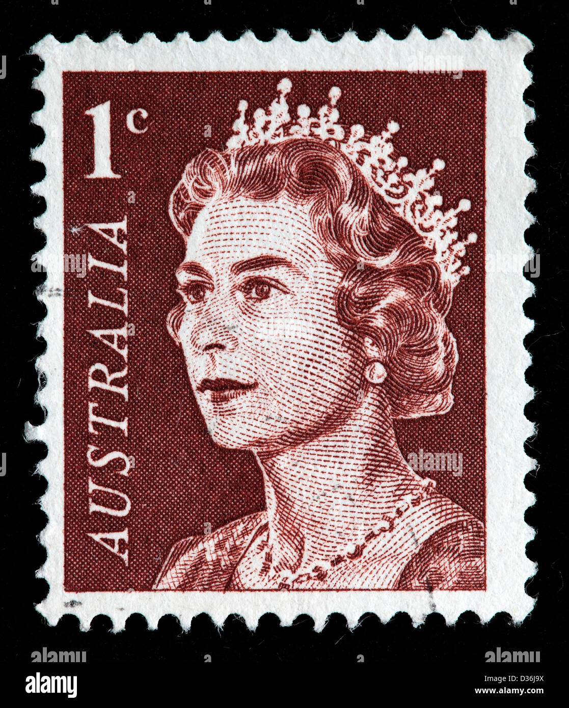 Queen Elizabeth II, postage stamp, Australia, 1963 Stock Photo - Alamy