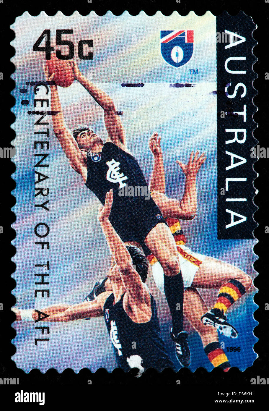 Centenary of the AFL - B3635 AUSTRALIA 45 c The Blues Carlton 1996 