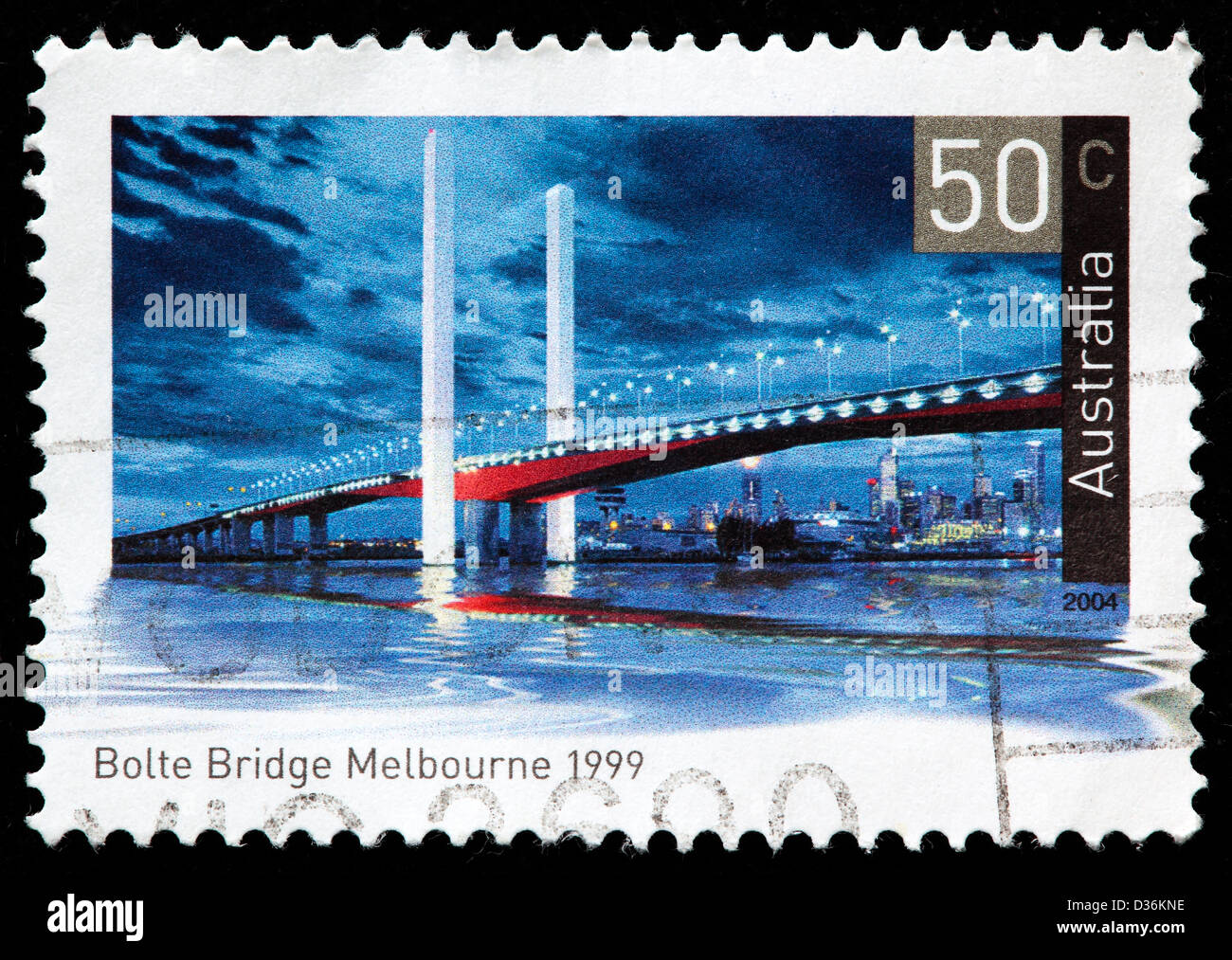 Bolte Bridge Melbourne (1999), postage stamp, Australia, 2004 Stock Photo Alamy