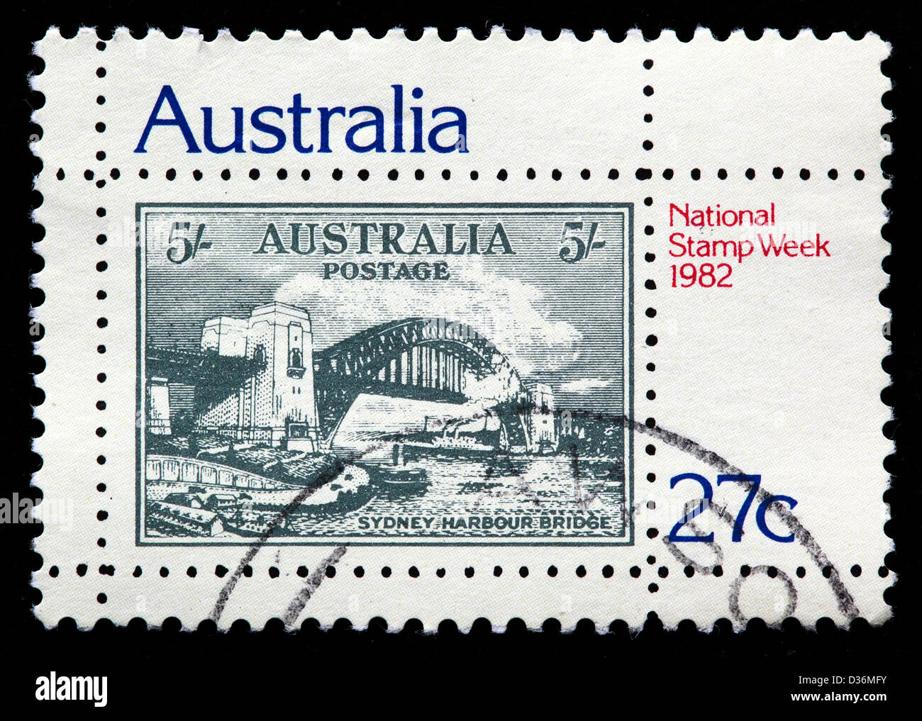 National Stamp week, postage stamp, Australia, 1982 Stock Photo