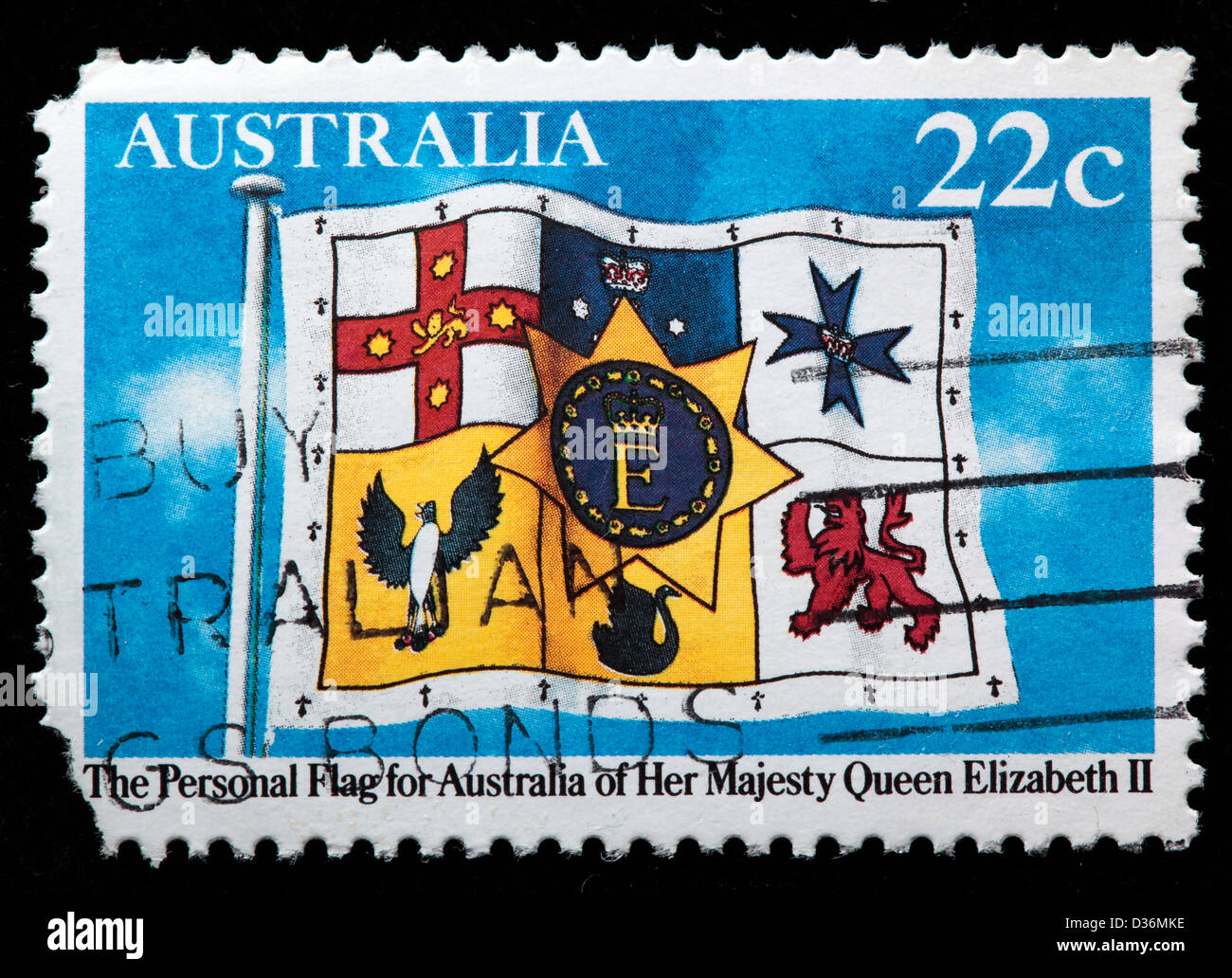 The Personal Flag for Australia of Her Majesty Queen Elizabeth II