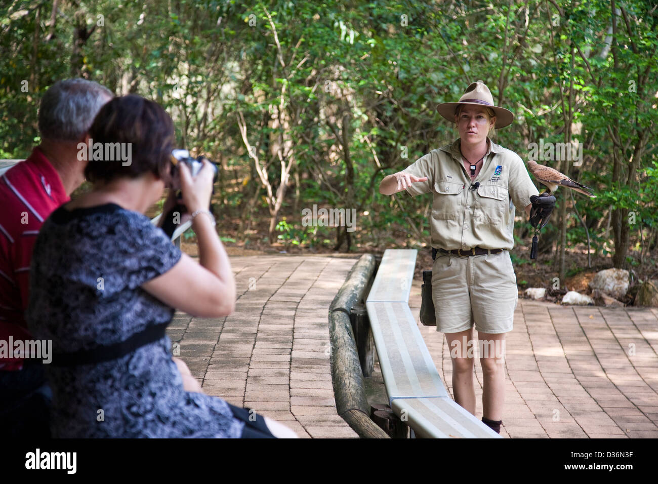 Birds of Prey Show at the Flight Deck, Territory Wildlife Park, Berry ...