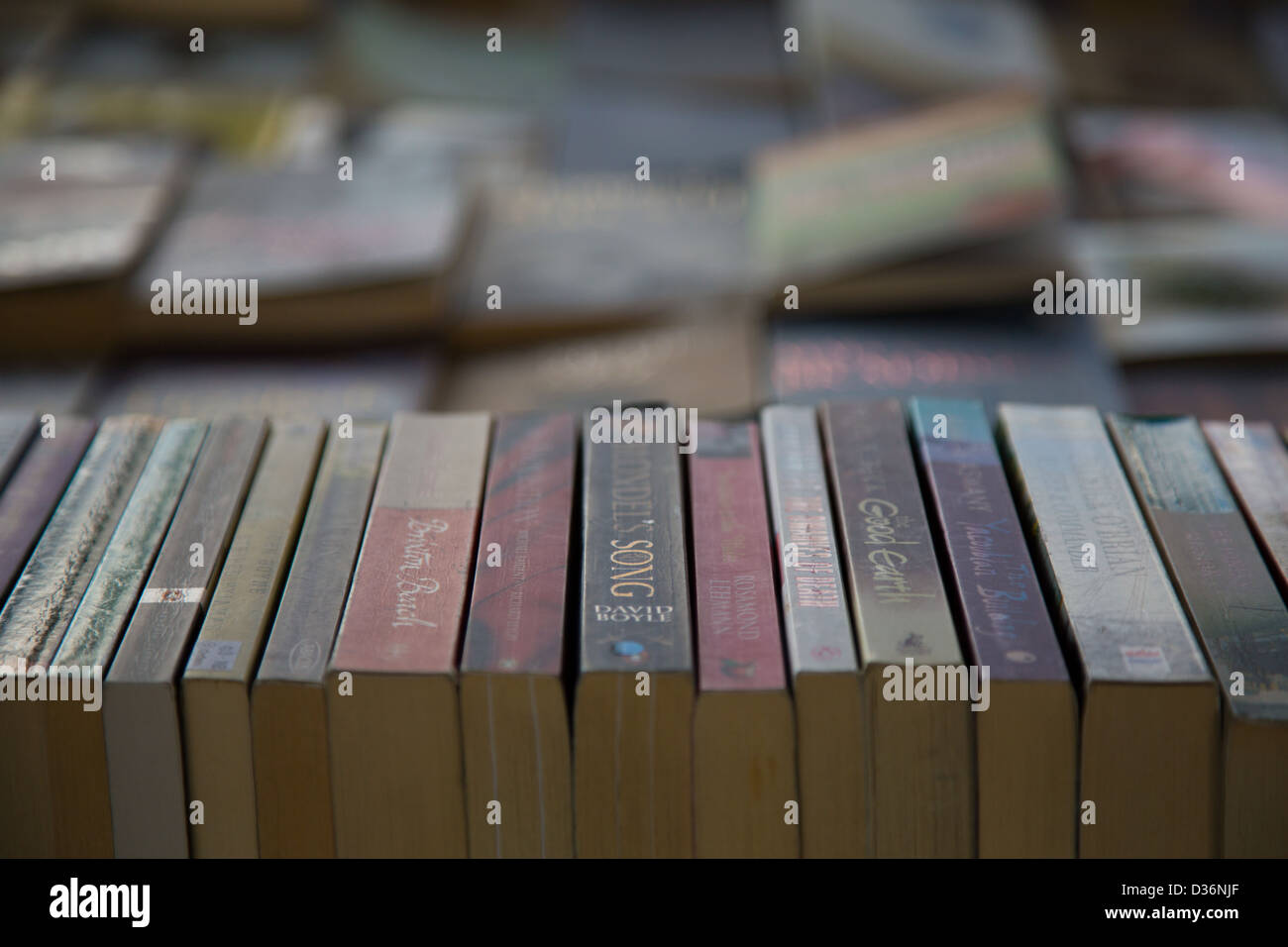 Second Hand Book Market, Southbank, London Stock Photo Alamy