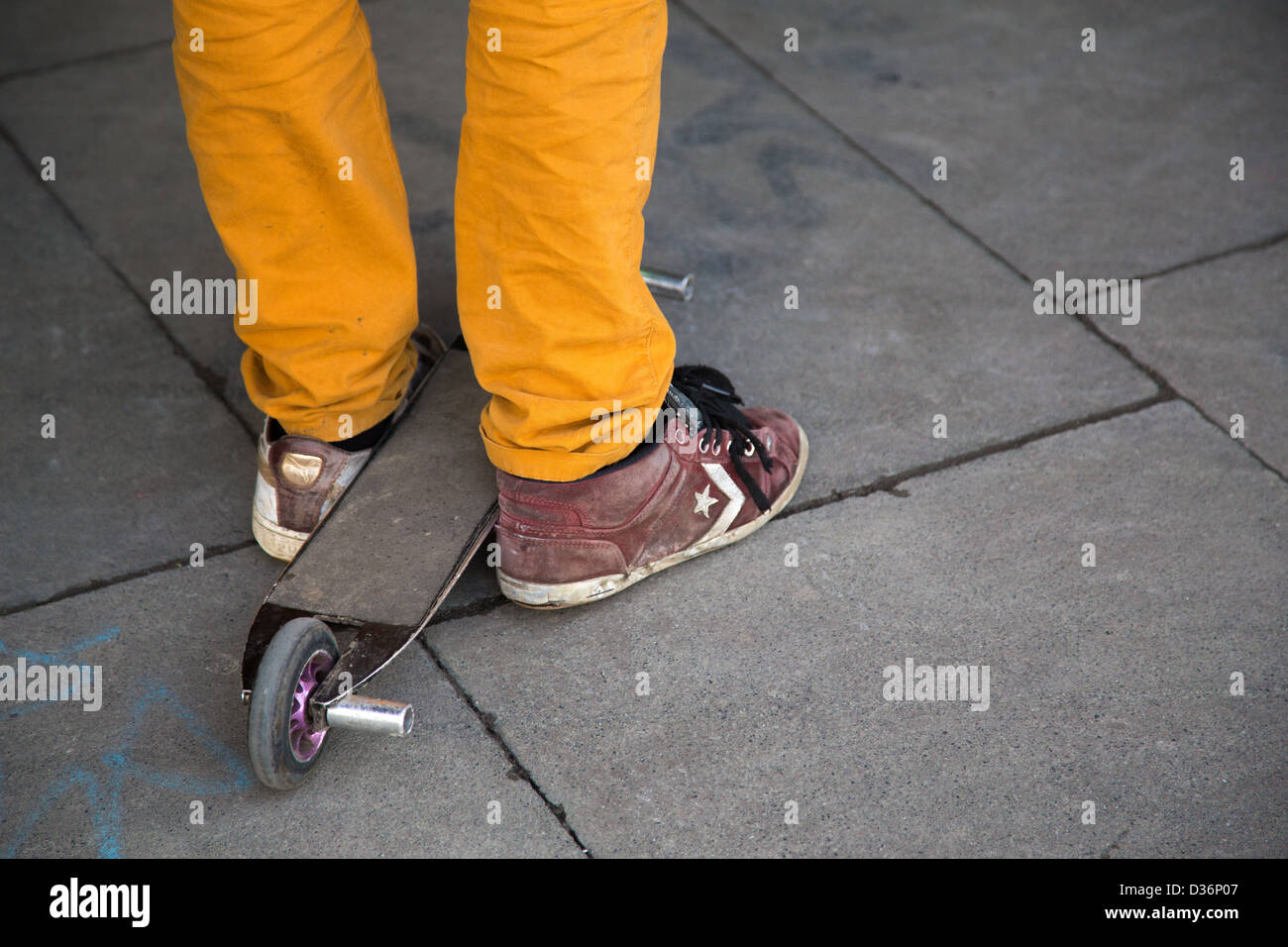 Feet scooter hires stock photography and images Alamy