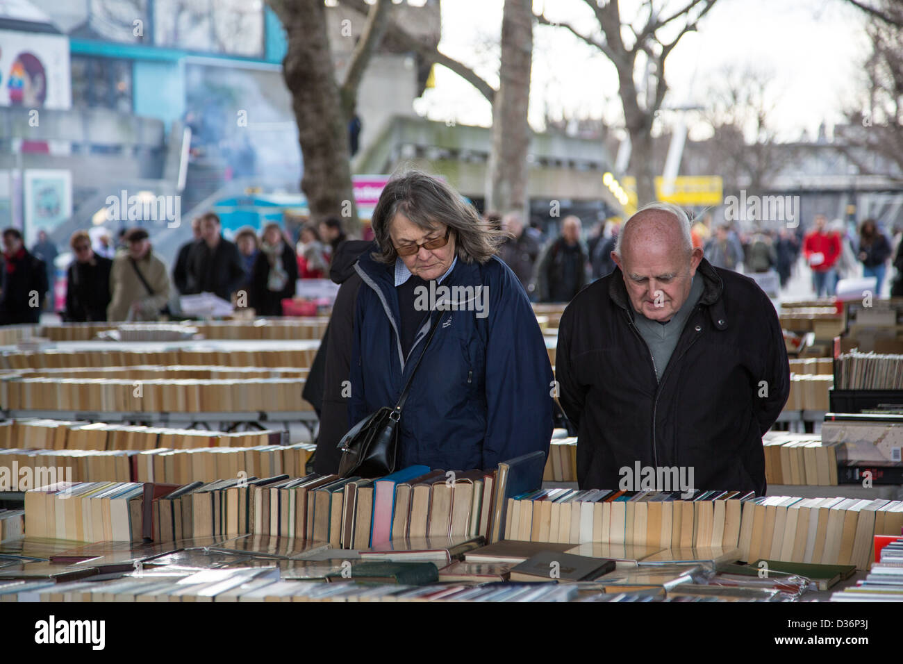 Second Hand Book Market, Southbank, London Stock Photo Alamy