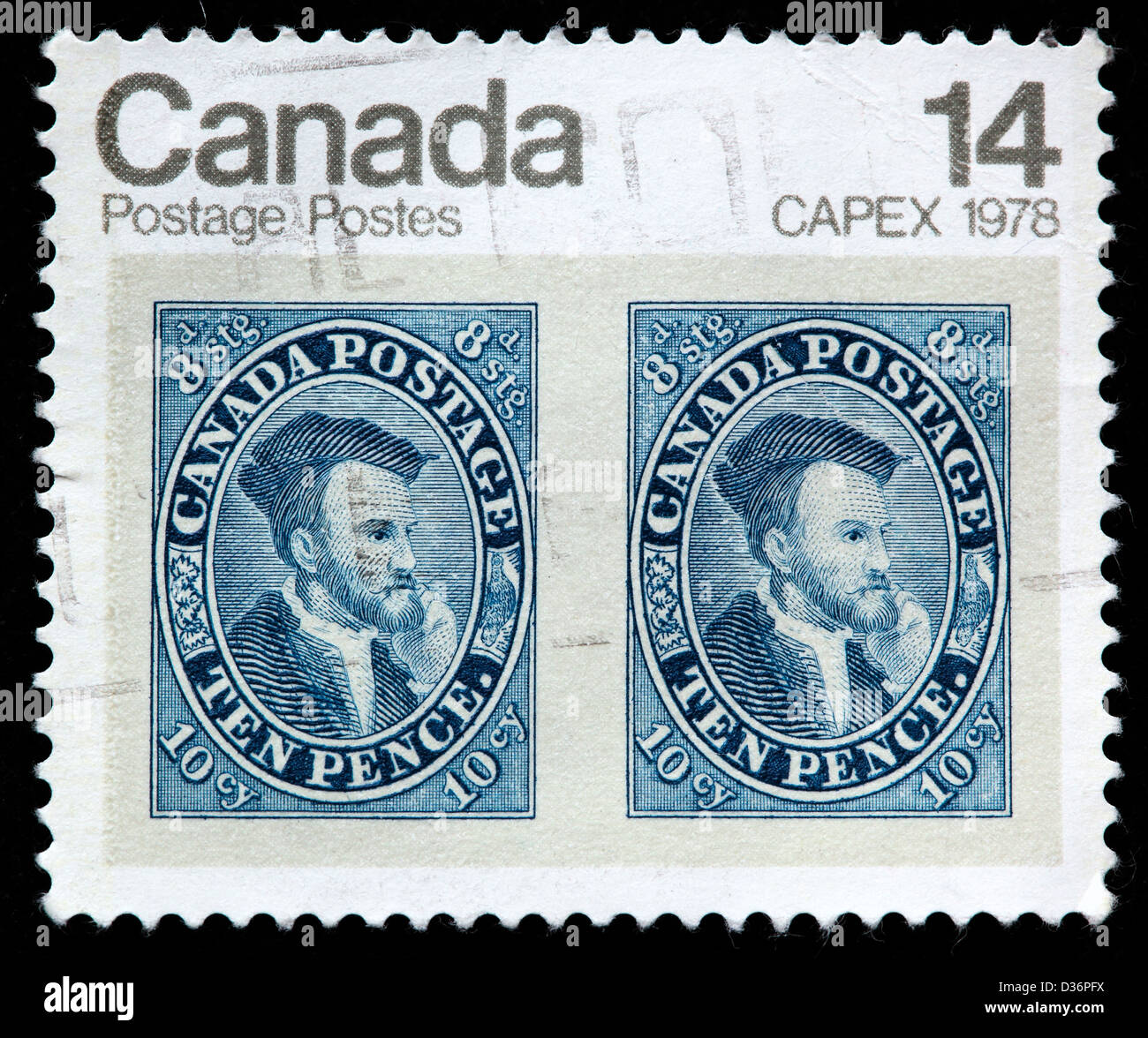 Vintage postage stamp, postage stamp, Canada, 1978 Stock Photo