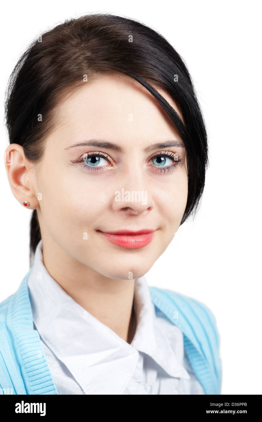 Happy white woman hi-res stock photography and images - Alamy