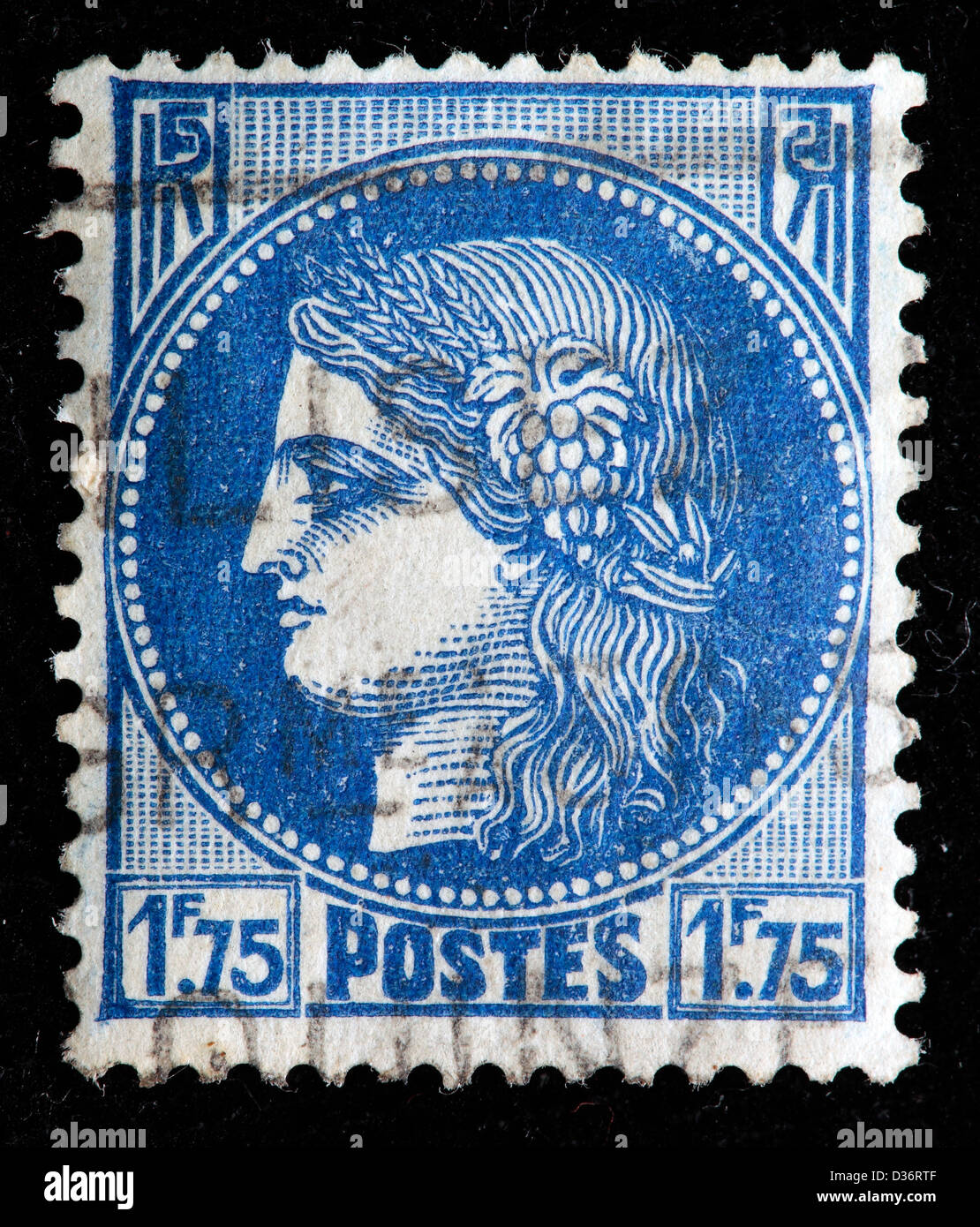 Ceres, postage stamp, France, 1938 Stock Photo