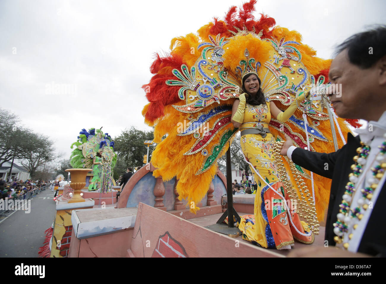 Feb. 9, 2013 - New Orleans, LOUISIANA, US - A maid of the ...
