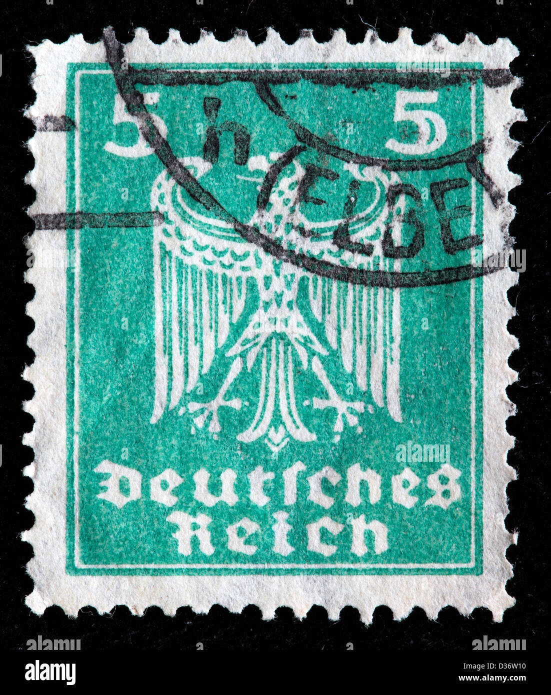 German eagle, postage stamp, Germany, 1924 Stock Photo Alamy