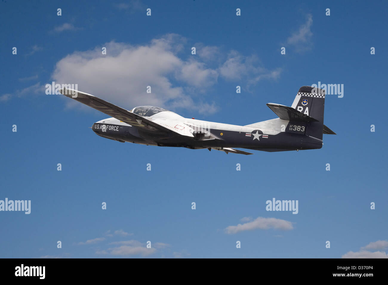 USAF Plane in Flight Stock Photo