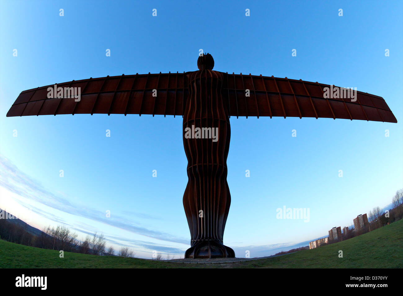 Angel of the North by Antony Gormley, 1998, Gateshead, Tyne and Wear, England, UK, GB Stock Photo
