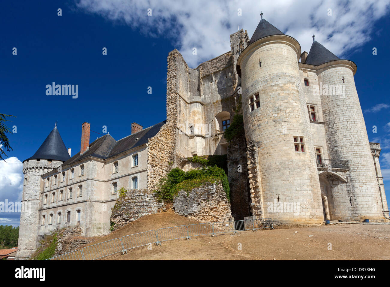 Chateau de la Rochefoucauld,  Charente, France Stock Photo