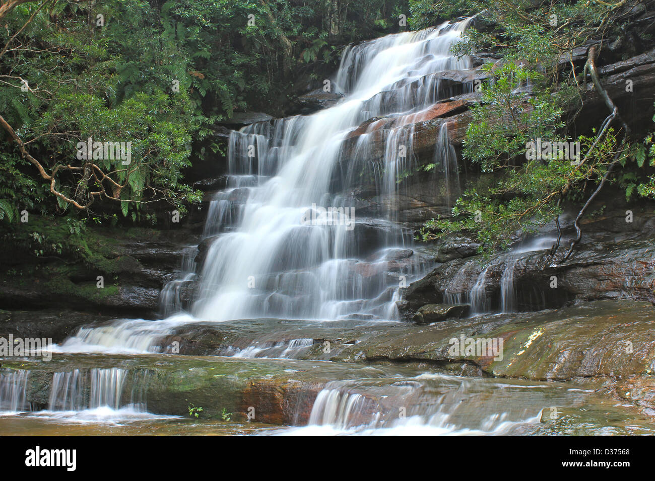 Upper Somersby Falls, Central Coast NSW Stock Photo