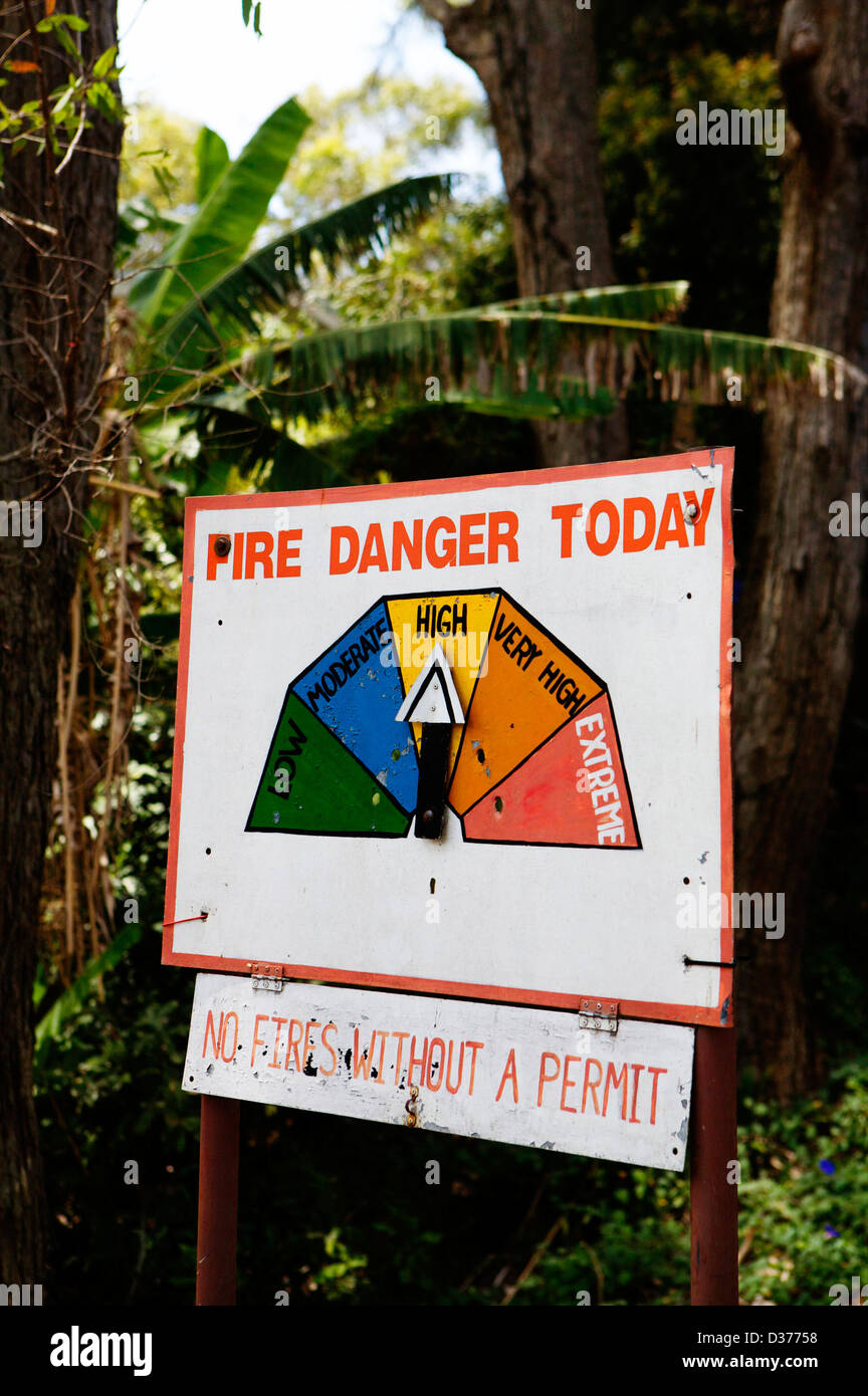 Fire Danger Chart