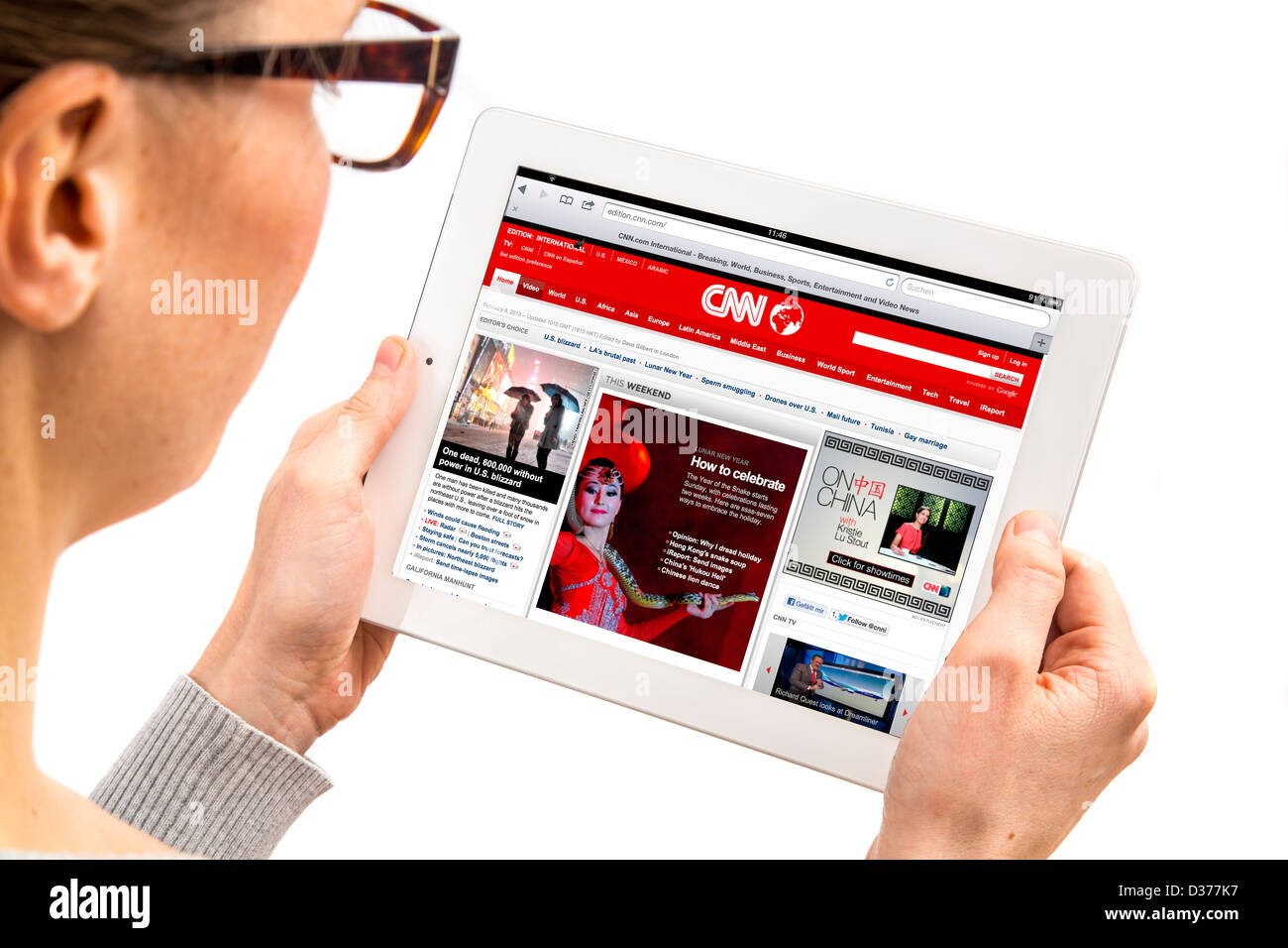 Cnn homepage hi-res stock photography and images - Alamy