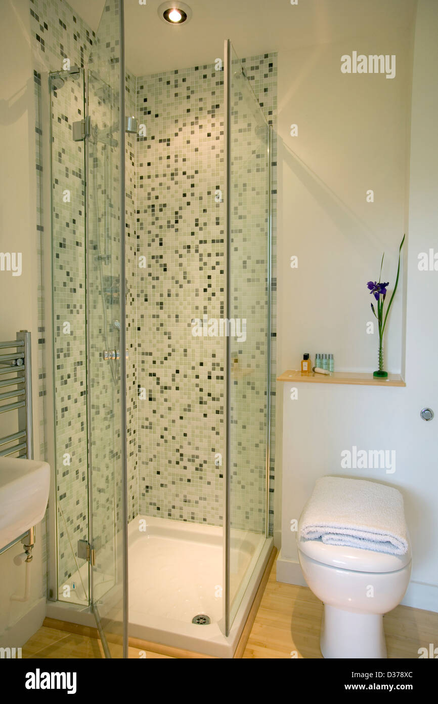 A new shower room Stock Photo Alamy