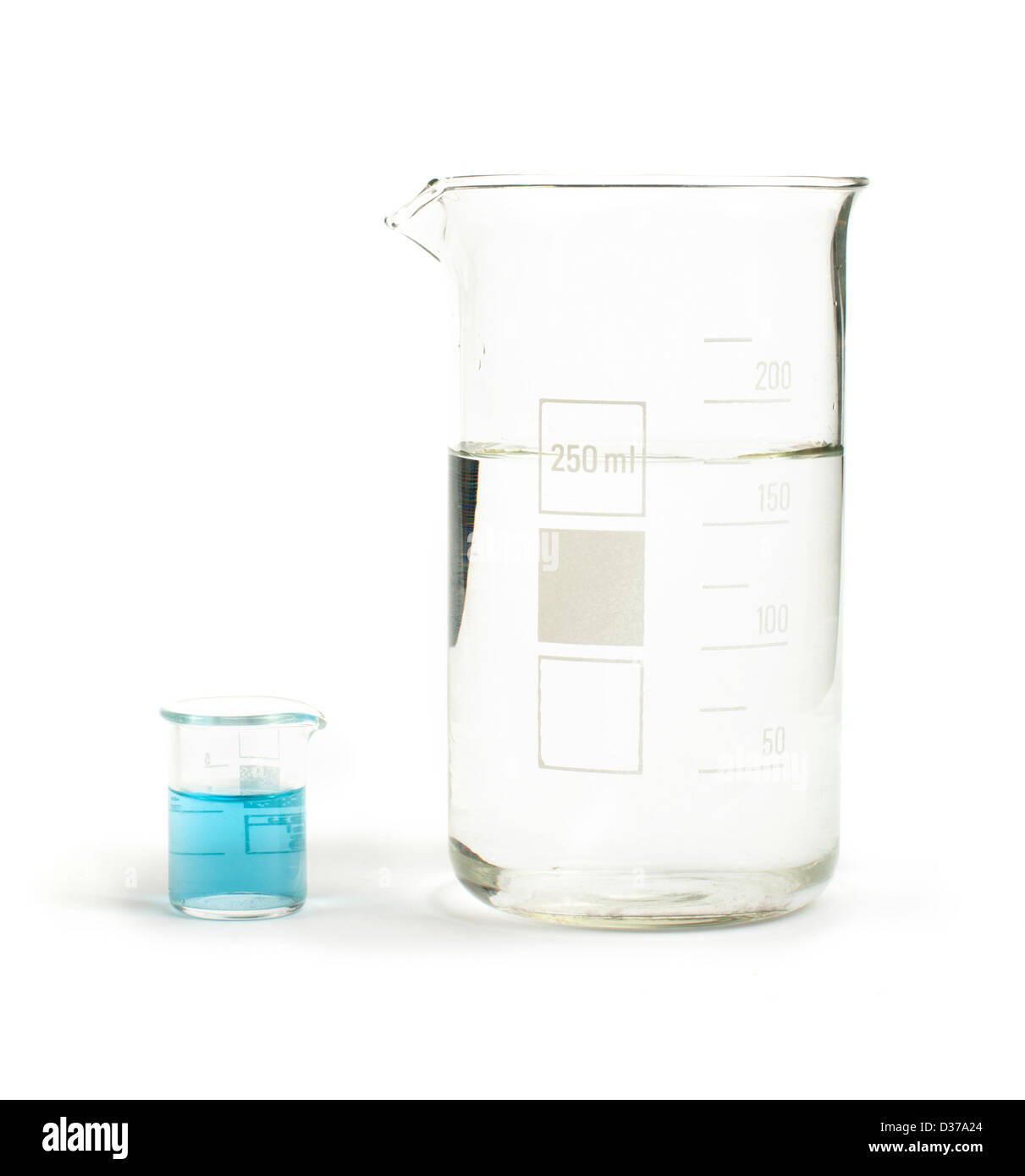 Laboratory glassware equipment. Laboratory beakers Stock Photo Alamy