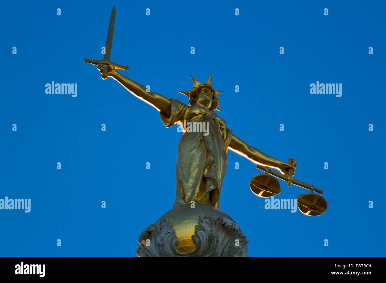 Old Bailey/Central Criminal court Stock Photo