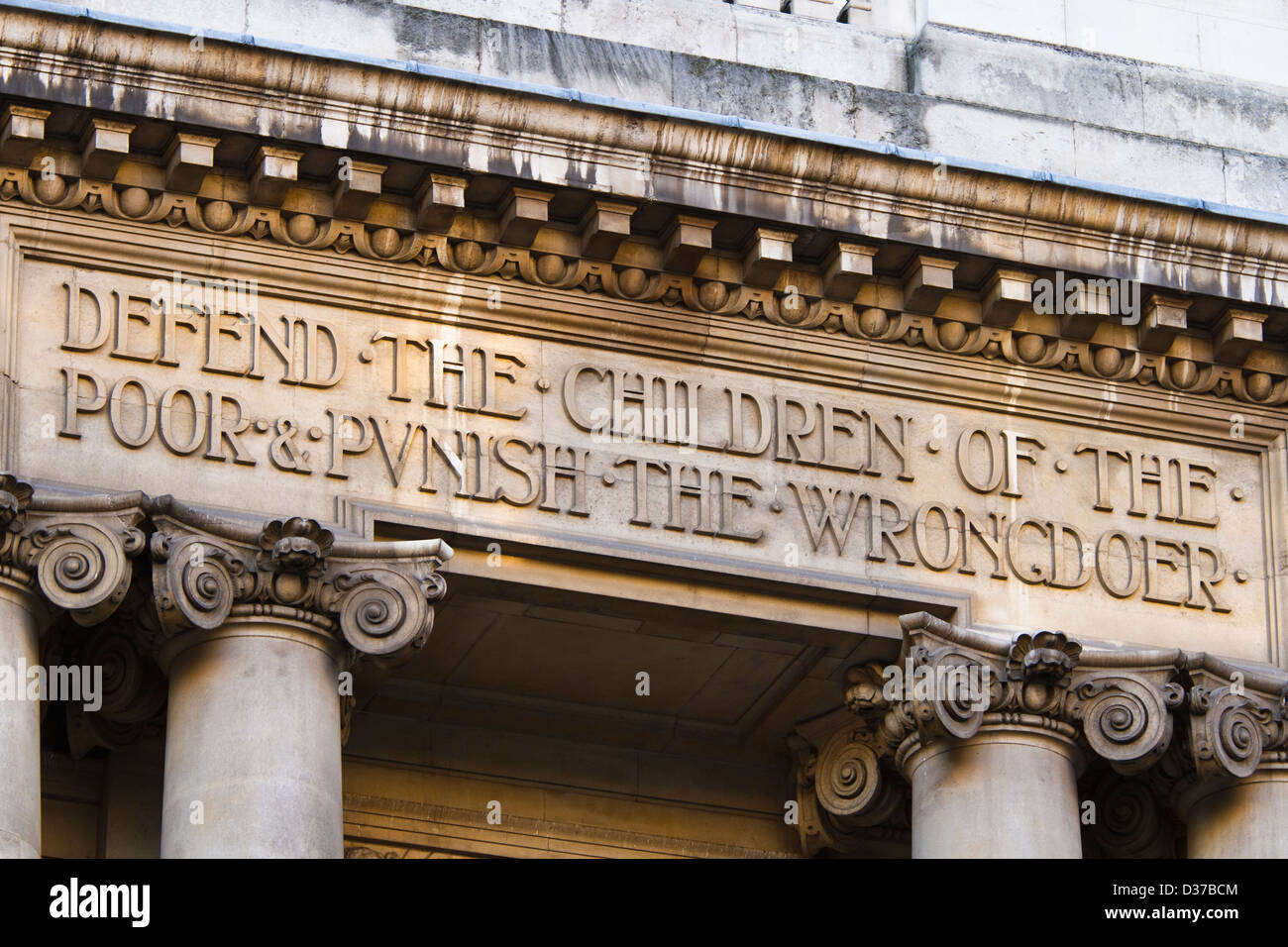 Old Bailey/Central Criminal court Stock Photo
