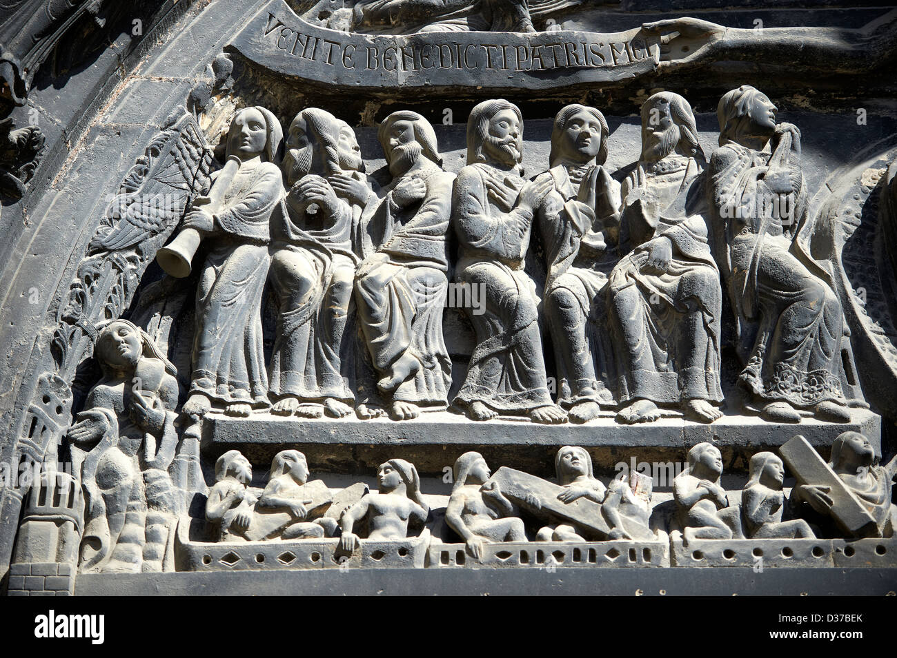 Medieval sculptures from the south portal of the Gothic Cathedral