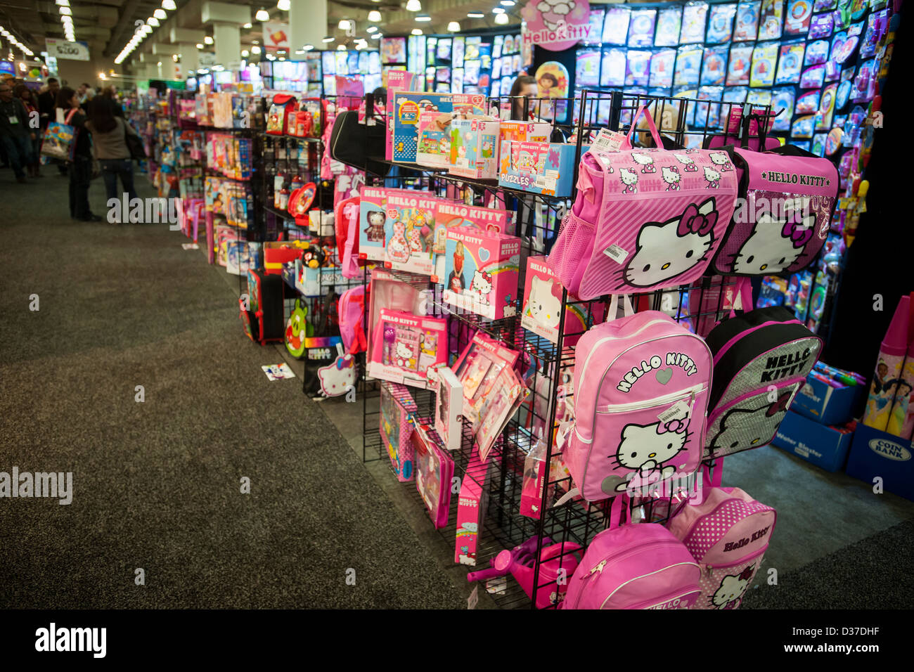 Hello kitty merchandise on display hires stock photography and images