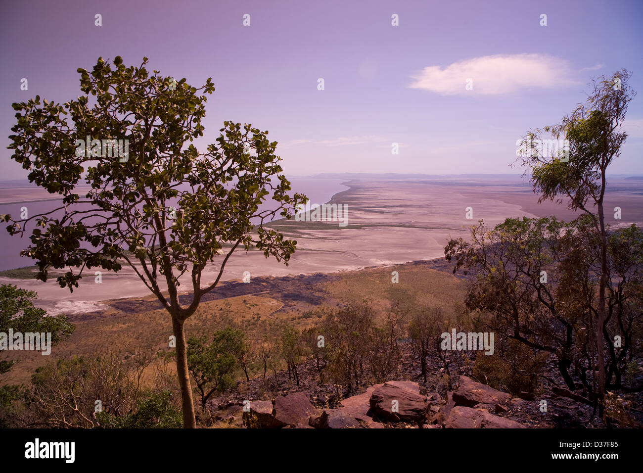 Five rivers empty into the Cambridge Gulf, northeast of Wyndham, East Kimberley region, Western Australia Stock Photo