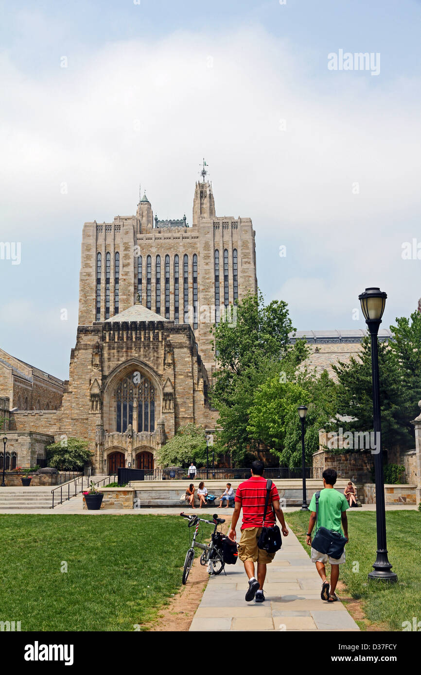 Yale University library Stock Photo Alamy