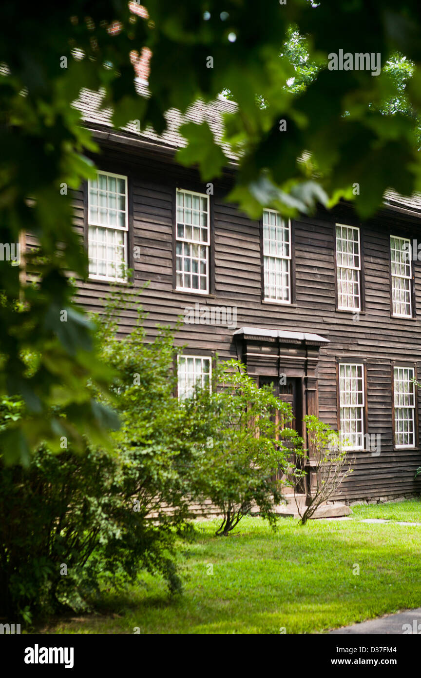 Allen House Historic Deerfield Massachusetts Stock Photo Alamy