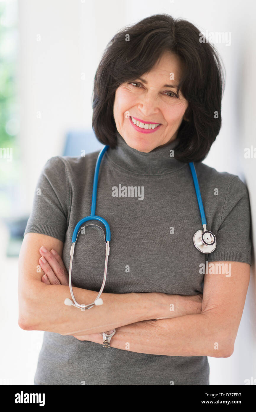 USA, New Jersey, Jersey City, Portrait of doctor Stock Photo Alamy