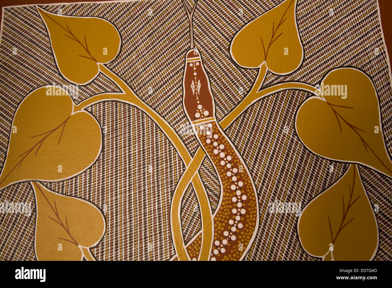 Aboriginal art snake hi-res stock photography and images - Alamy