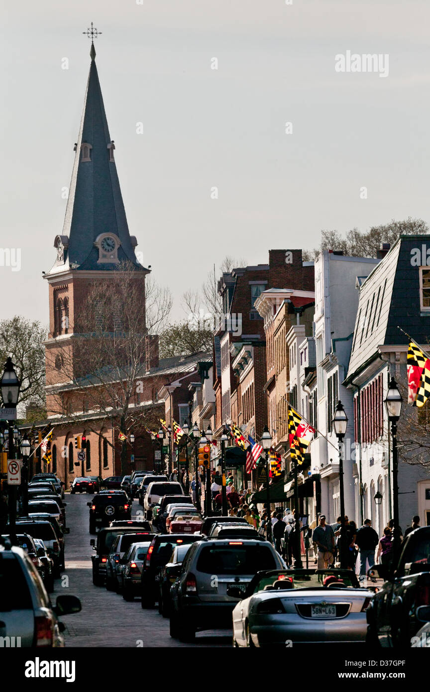 Main street annapolis hires stock photography and images Alamy