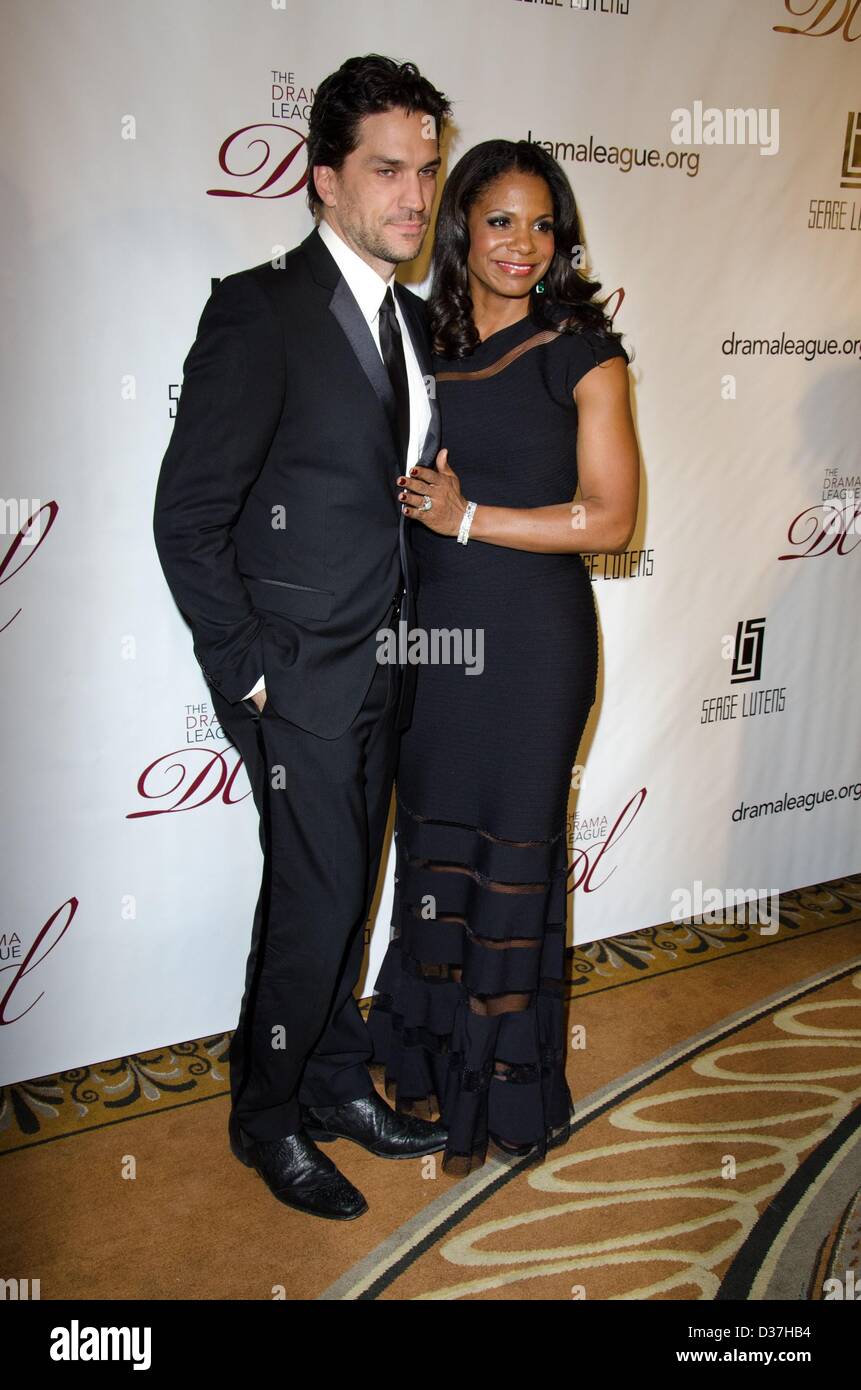 New York, USA. 11th February 2013. Will Swenson, Audra McDonald at arrivals for The Drama League's 29th Annual Musical Celebration Of Broadway, The Pierre Hotel, New York, NY February 11, 2013. Photo By: Eric Reichbaum/Everett Collection/ Alamy Live News Stock Photo