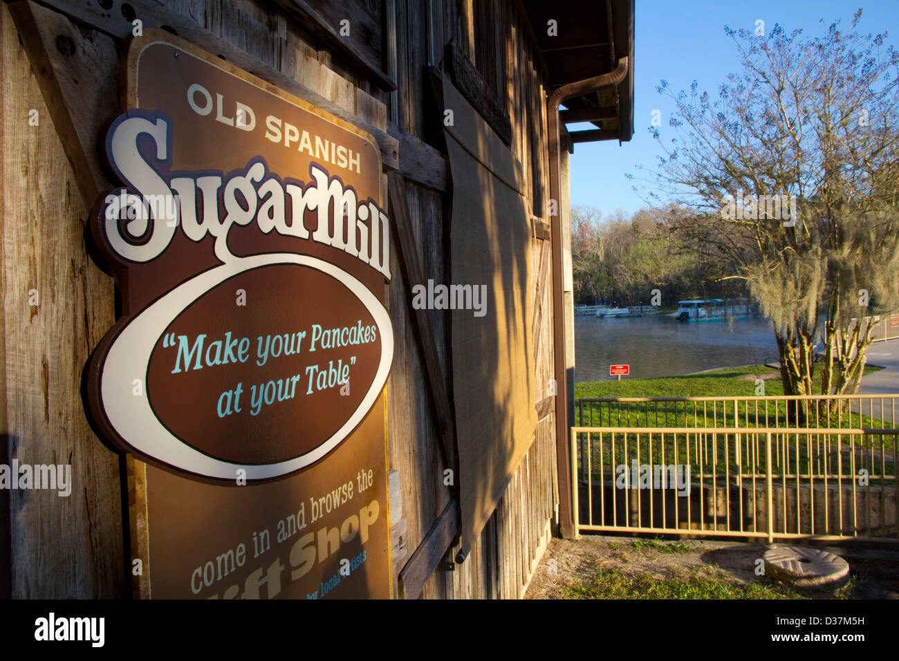 The Old Spanish Sugar Mill Restaurant is a key attraction at DeLeon